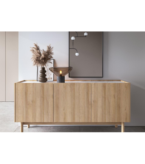 Ensemble meuble TV BOHO couleur Chêne Rivera